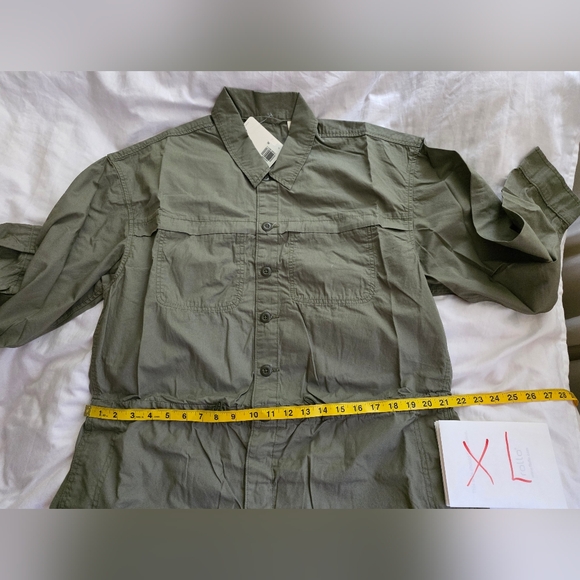 Levi's Parachute Baggy Jumpsuit  Deep Lichen - Green 100 Cotton BNWT - Picture 13 of 16